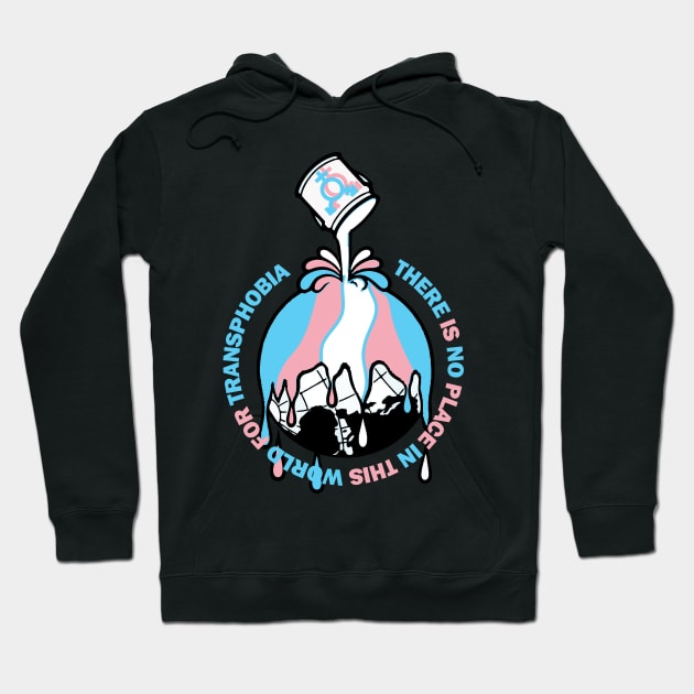 there is no place in this world for transphobia Hoodie by remerasnerds